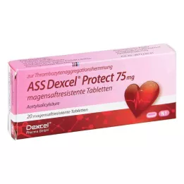 ASS Dexcel Protect 75 mg tabletki powlekane dojelitowo, 20 szt