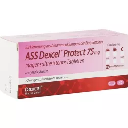 ASS Dexcel Protect 75 mg tabletki powlekane dojelitowo, 50 szt