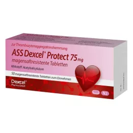ASS Dexcel Protect 75 mg tabletki powlekane dojelitowo, 50 szt