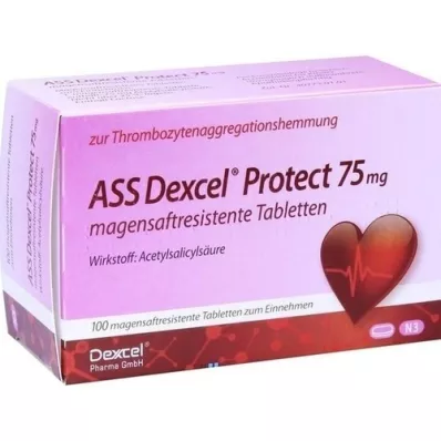 ASS Dexcel Protect 75 mg tabletki powlekane dojelitowo, 100 szt