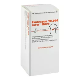 Pancreatin 20000 Laves mikrokapsułki dojelitowe, 100 szt