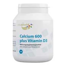 CALCIUM Tabletki 600 plus D3, 60 szt