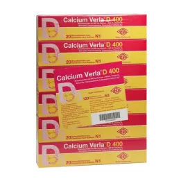 CALCIUM VERLA Tabletki musujące D 400, 120 szt