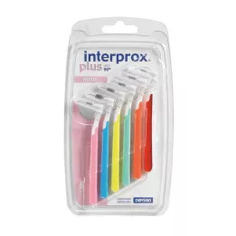 Interprox plus Blister Mix różne kolory Interdentalb, 6 szt