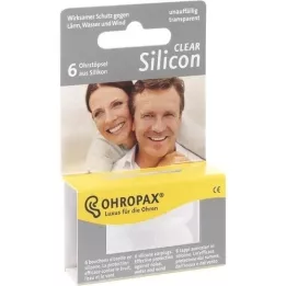 OHROPAX Silicon Clear, 6 szt