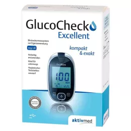 GLUCOCHECK Zestaw doskonałych glukometrów mg/dl, 1 szt