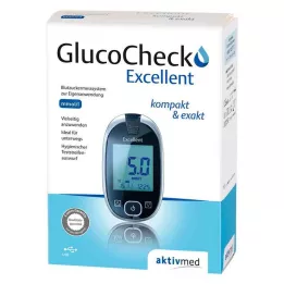GLUCOCHECK Doskonały zestaw glukometrów mmol/l, 1 szt