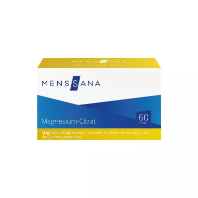 MAGNESIUMCITRAT Kapsułki MensSana, 60 kapsułek
