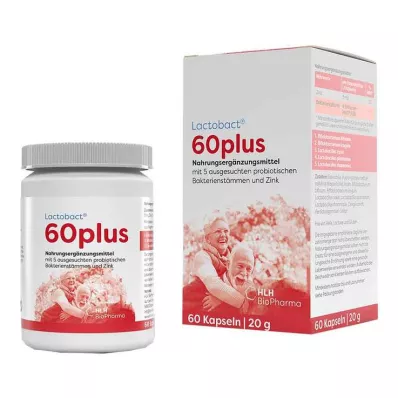Lactobact 60plus kapsułki dojelitowe, 60 sztuk Lactobact 60plus kapsułki dojelitowe, 60 sztuk