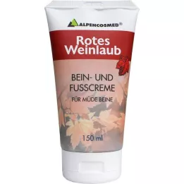 ALPENCOSMED Krem do nóg i stóp z liści czerwonej winorośli, 150 ml
