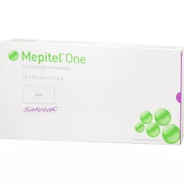 MEPITEL Jeden opatrunek z siatki silikonowej 10x18 cm, 10 szt