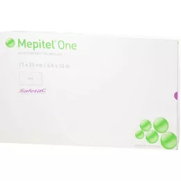 MEPITEL Jeden opatrunek z siatki silikonowej 17x25 cm, 5 szt