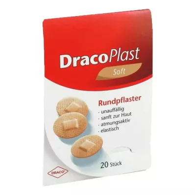DRACOPLAST Miękki gips 2,2 cm okrągły skinf., 20 szt