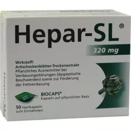 HEPAR-SL Kapsułki twarde 320 mg, 50 szt