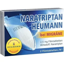 NARATRIPTAN Heumann na migrenę 2,5 mg tabletki powlekane, 2 szt