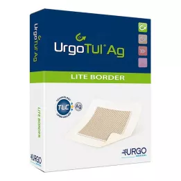 URGOTÜL Opatrunek Ag Lite Border 8x8 cm, 10 szt