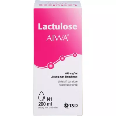 LACTULOSE AIWA 670 mg/ml Roztwór doustny, 200 ml