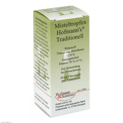 Krople jemioły Hofmanns tradycyjne, 50 ml Krople jemioły Hofmanns tradycyjne, 50 ml