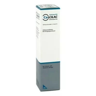 Calcilac 1000mg/880 jednostek międzynarodowych (20 sztuk) Calcilac 1000mg/880 jednostek międzynarodowych (20 sztuk)