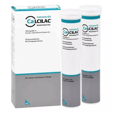 Calcilac 1000mg/880 jednostek międzynarodowych (40 sztuk) Calcilac 1000mg/880 jednostek międzynarodowych (40 sztuk)