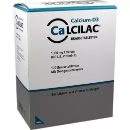 CALCILAC Tabletki musujące, 100 szt