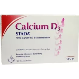 CALCIUM D3 STADA 1000 mg/880 j.m. Tabletki musujące, 120 szt