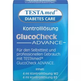TESTAMED Roztwór kontrolny GlucoCheck Advance, 4 ml
