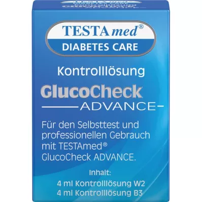 TESTAMED Roztwór kontrolny GlucoCheck Advance, 4 ml