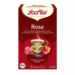 YOGI TEA Organiczny worek filtracyjny Rose, 17X2 g