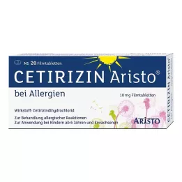 Cetirizine Aristo na alergie 10 mg tabletki powlekane, 20 szt