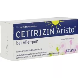 CETIRIZIN Aristo na alergie 10 mg tabletki powlekane, 50 szt