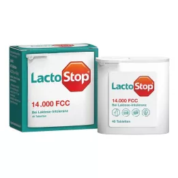 Lactostop 14 000 FCC tabletek w dozowniku, 40 szt