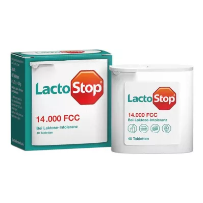 Lactostop 14 000 FCC tabletek w dozowniku, 40 szt Lactostop 14 000 FCC tabletek w dozowniku, 40 szt