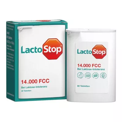 Lactostop 14 000 FCC tabletek w dozowniku, 80 szt Lactostop 14 000 FCC tabletek w dozowniku, 80 szt
