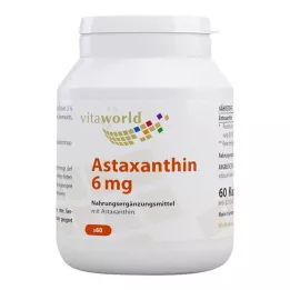 ASTAXANTHIN Kapsułki 6 mg, 60 szt