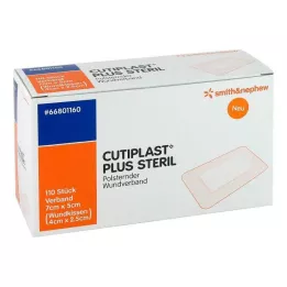 CUTIPLAST Plus sterylny opatrunek 5x7 cm, 110 szt