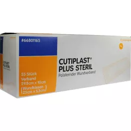 CUTIPLAST Plus sterylny opatrunek 10x29,8 cm, 55 szt