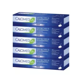 CALCIMED D3 600 mg/400 j.m. Tabletki musujące, 100 szt