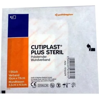 CUTIPLAST Plus sterylny opatrunek 7,8x10 cm, 1 szt