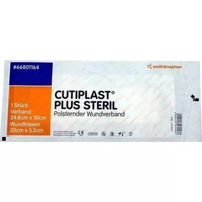 CUTIPLAST Plus sterylny opatrunek 10x24,8 cm, 1 szt