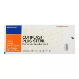 CUTIPLAST Plus sterylny opatrunek 10x24,8 cm, 1 szt
