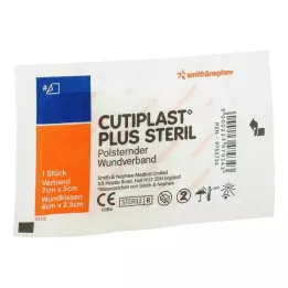 CUTIPLAST Plus sterylny opatrunek 5x7 cm, 1 szt
