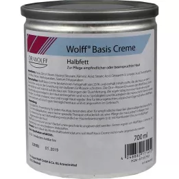 WOLFF Śmietana podstawowa półtłusta, 700 ml