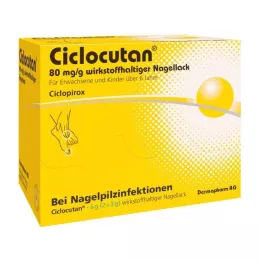CICLOCUTAN 80 mg/g aktywnego składnika lakieru do paznokci, 6 g
