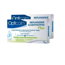 OPTICALM Kojące krople do oczu Plus w pojedynczej dawce, 20X0,5 ml