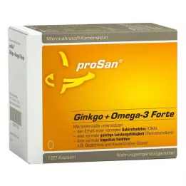 PROSAN Kapsułki Ginkgo+Omega-3 Forte, 120 kapsułek