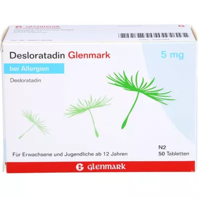 DESLORATADIN Glenmark 5 mg tabletki, 50 szt