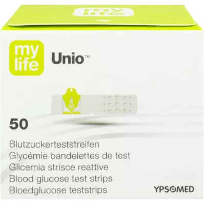 MYLIFE Paski testowe Unio do pomiaru stężenia glukozy we krwi, 50 szt