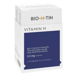 BIO-H-TIN Witamina H 2,5 mg przez 2x12 tygodni tbl, 2X84 szt