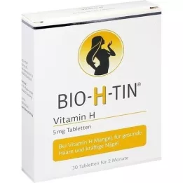 BIO-H-TIN Witamina H 5 mg przez 2 miesiące tabletki, 30 szt